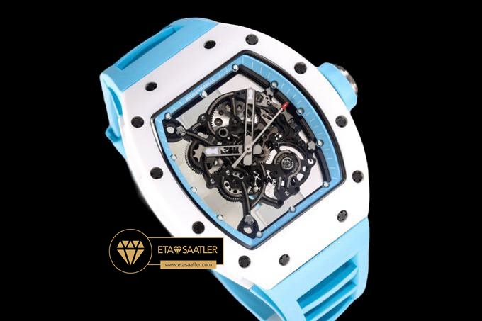 Richard Mille Bubba Watson RM055 Mavi Kauçuk Kordon BBR Factory V2 ETA (3) Richard Mille Bubba Watson RM055 Mavi Kauçuk Kordon BBR Factory V2 ETA