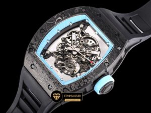 Richard Mille Carbon RM055 NTPT Bubba Watson Mavi Çerçeveli BBR Factory V2 ETA