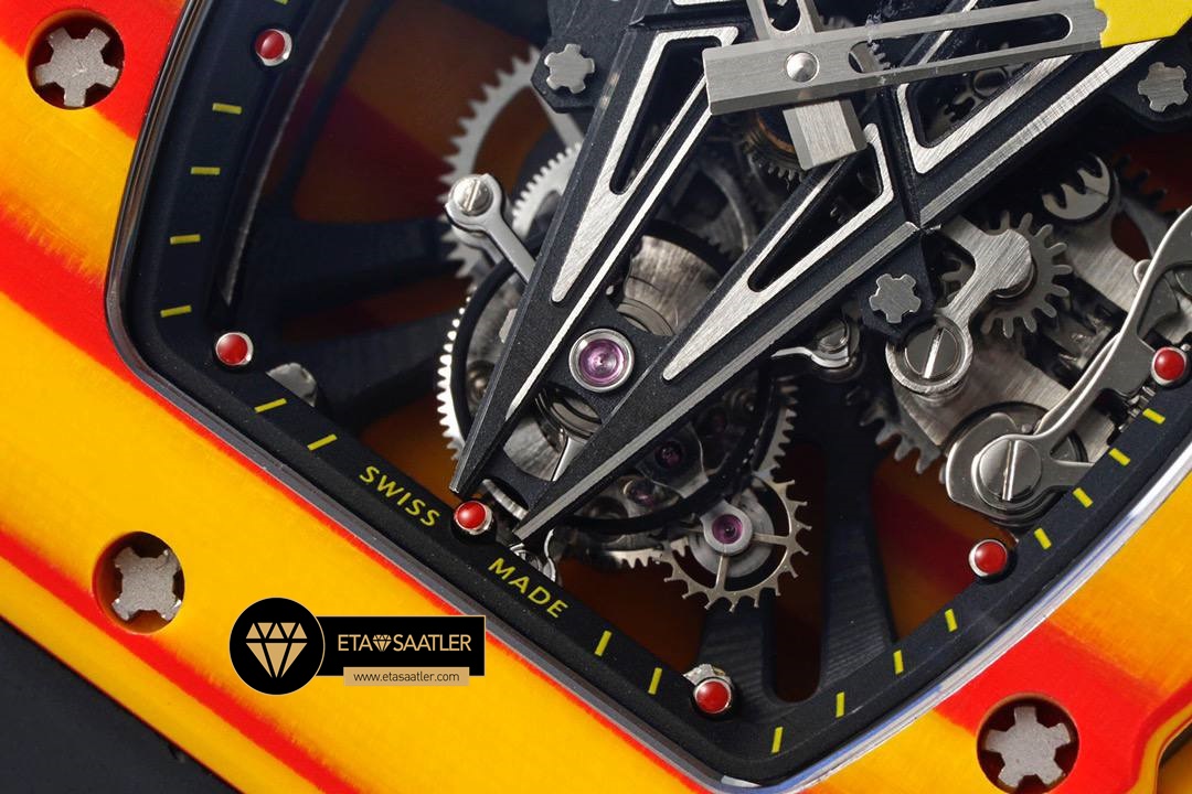Richard Mille RM027-03 Tourbillon Rafael Nadal Carbon Kasa ETA (5) Richard Mille RM027-03 Tourbillon Rafael Nadal Carbon Kasa ETA