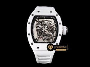 Richard Mille RM055 Bubba Watson BBR Factory V2 Beyaz Seramik Kasa ETA