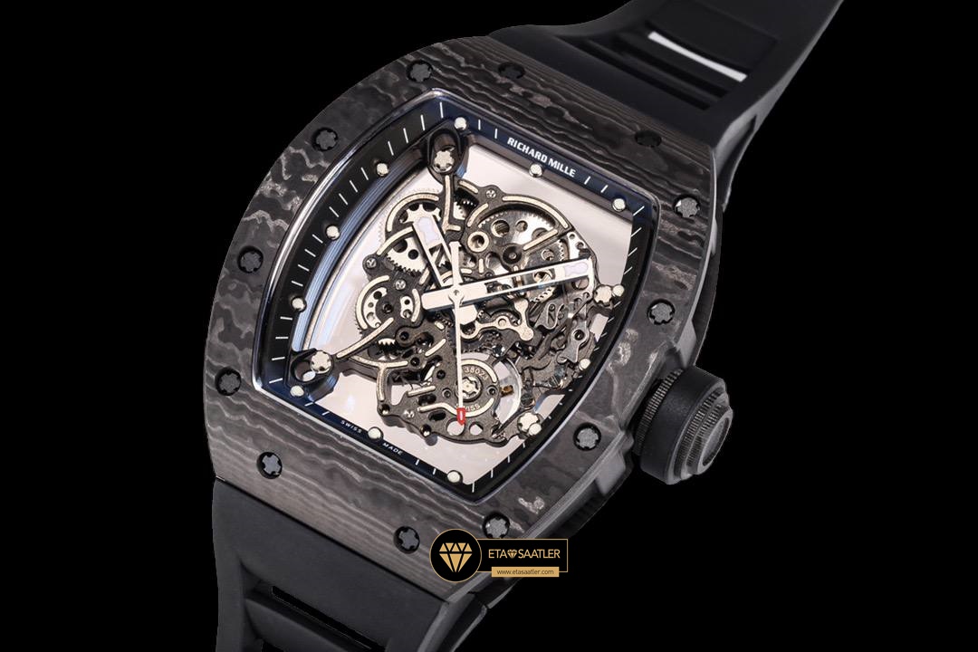 Richard Mille RM055 NTPT Carbon Bubba Watson Siyah Çerçeve BBR Factory V2 ETA (7) Richard Mille RM055 NTPT Carbon Bubba Watson Siyah Çerçeve BBR Factory V2 ETA