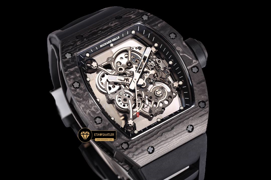 Richard Mille RM055 NTPT Carbon Bubba Watson Siyah Çerçeve BBR Factory V2 ETA (9) Richard Mille RM055 NTPT Carbon Bubba Watson Siyah Çerçeve BBR Factory V2 ETA