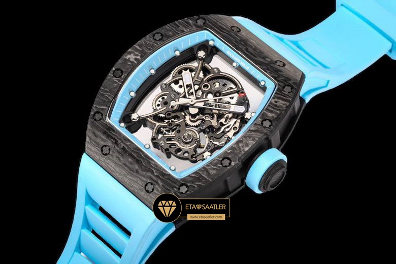 Richard Mille RM055 NTPT Carbon Bubba Watson Turkuaz Çerçeve BBR Factory V2 ETA (5) Richard Mille RM055 NTPT Carbon Bubba Watson Turkuaz Çerçeve BBR Factory V2 ETA