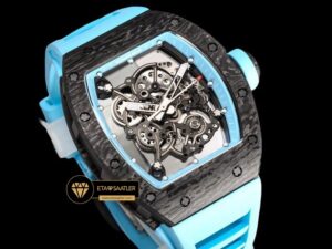 Richard Mille RM055 NTPT Carbon Bubba Watson Turkuaz Çerçeve BBR Factory V2 ETA