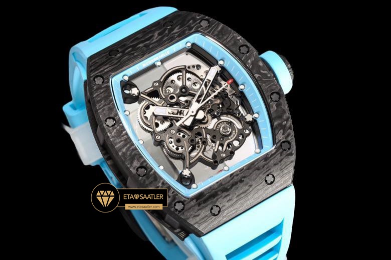 Richard Mille RM055 NTPT Carbon Bubba Watson Turkuaz Çerçeve BBR Factory V2 ETA (8) Richard Mille RM055 NTPT Carbon Bubba Watson Turkuaz Çerçeve BBR Factory V2 ETA