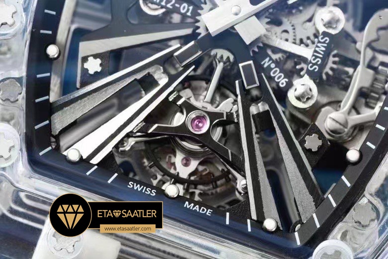 Richard Mille RM12-01 Kompozit Şeffaf Kasa Tourbillon ETA (6) Richard Mille RM12-01 Kompozit Şeffaf Kasa Tourbillon ETA