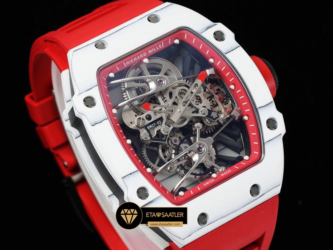 Richard Mille RM27-02 Rafael Nadal Tourbillon Kırmızı ETA (2) Richard Mille RM27-02 Rafael Nadal Tourbillon Kırmızı ETA