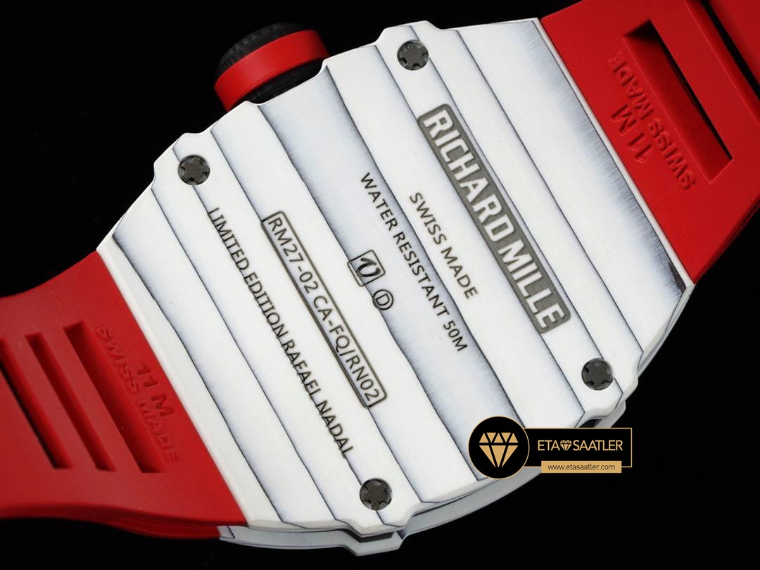 Richard Mille RM27-02 Rafael Nadal Tourbillon Kırmızı ETA (9) Richard Mille RM27-02 Rafael Nadal Tourbillon Kırmızı ETA