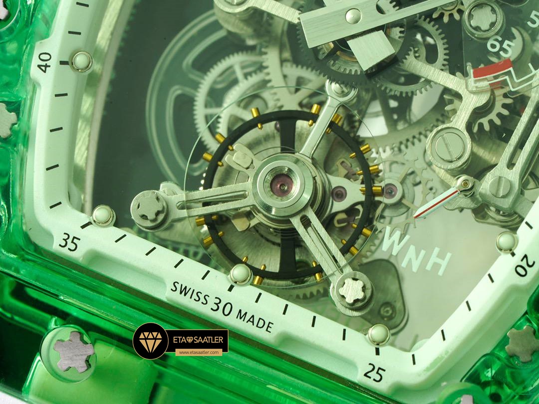 Richard Mille RM56-01 Saydam Yeşil Kasa Tourbillon ETA (5) Richard Mille RM56-01 Saydam Yeşil Kasa Tourbillon ETA (5)
