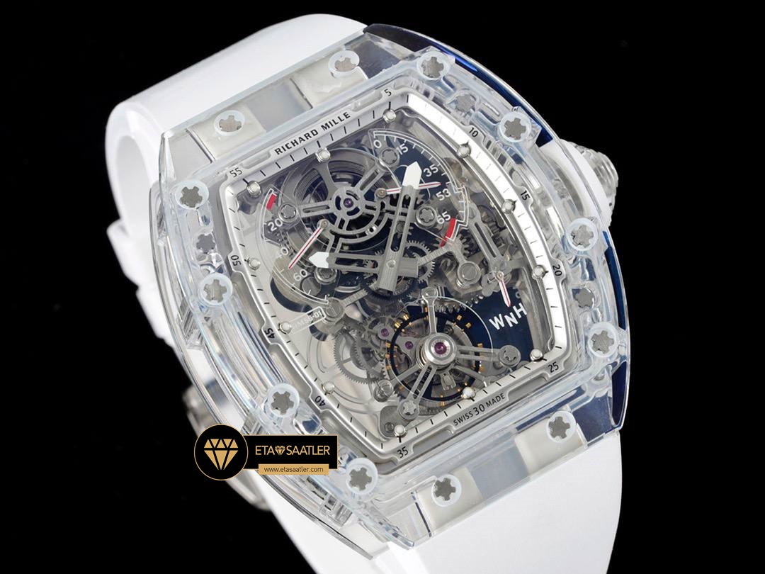 Richard Mille RM56-01 Şeffaf Kompozit Kasa Tourbillon ETA (2) Richard Mille RM56-01 Şeffaf Kompozit Kasa Tourbillon ETA