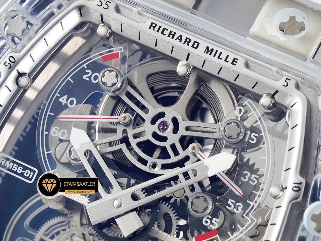 Richard Mille RM56-01 Şeffaf Kompozit Kasa Tourbillon ETA (4) Richard Mille RM56-01 Şeffaf Kompozit Kasa Tourbillon ETA