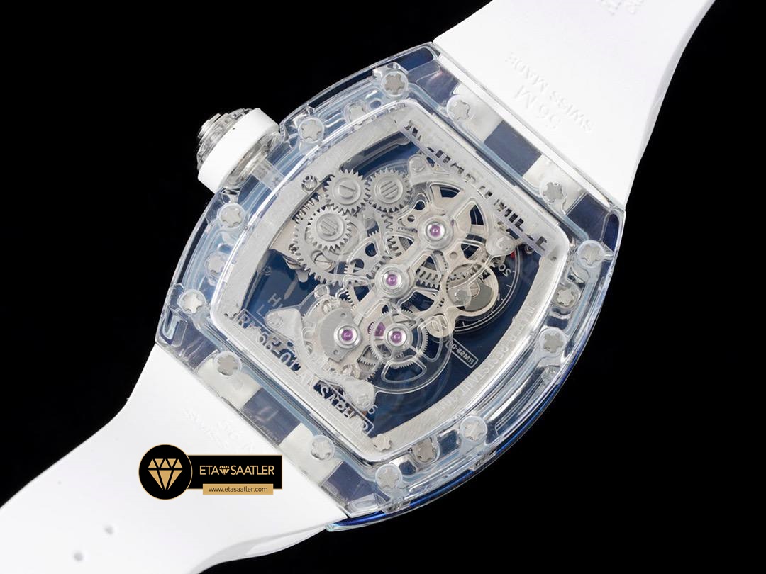 Richard Mille RM56-01 Şeffaf Kompozit Kasa Tourbillon ETA (9) Richard Mille RM56-01 Şeffaf Kompozit Kasa Tourbillon ETA