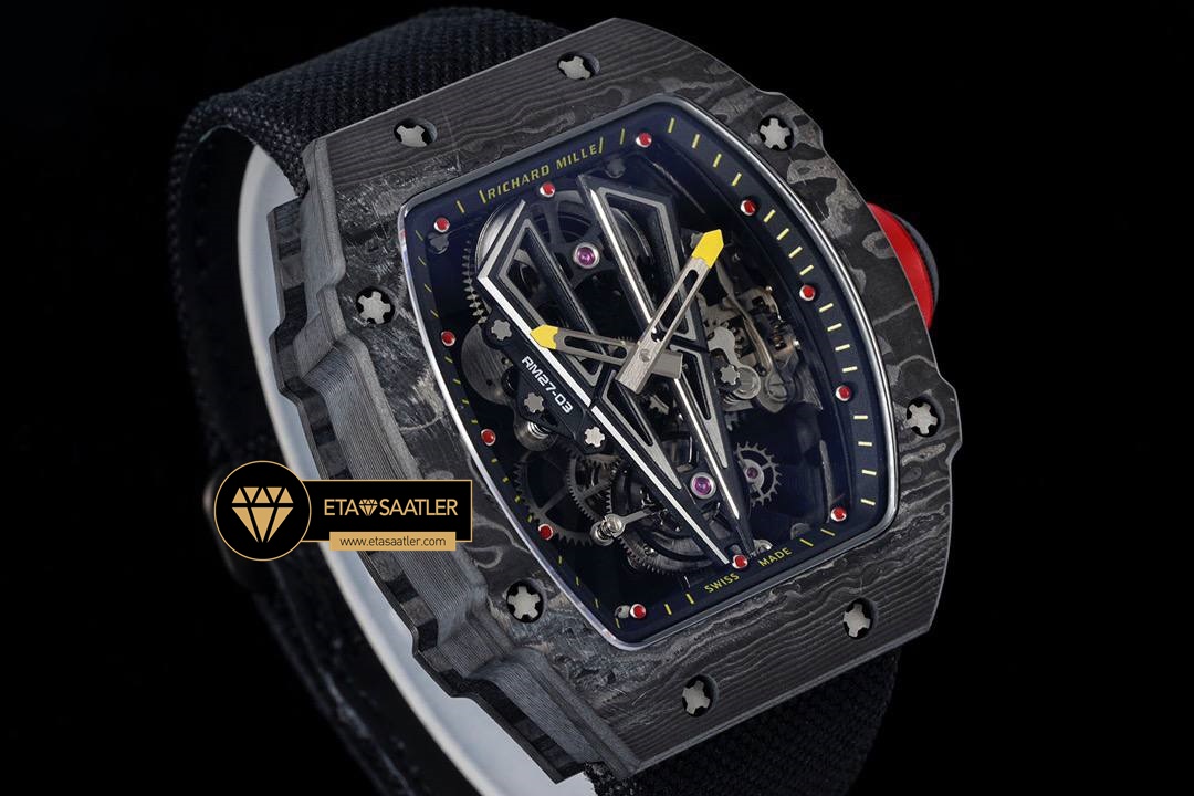 Richard Mille Rafael Nadal RM27-03 Tourbillon NTPT Carbon ETA (3) Richard Mille Rafael Nadal RM27-03 Tourbillon NTPT Carbon ETA