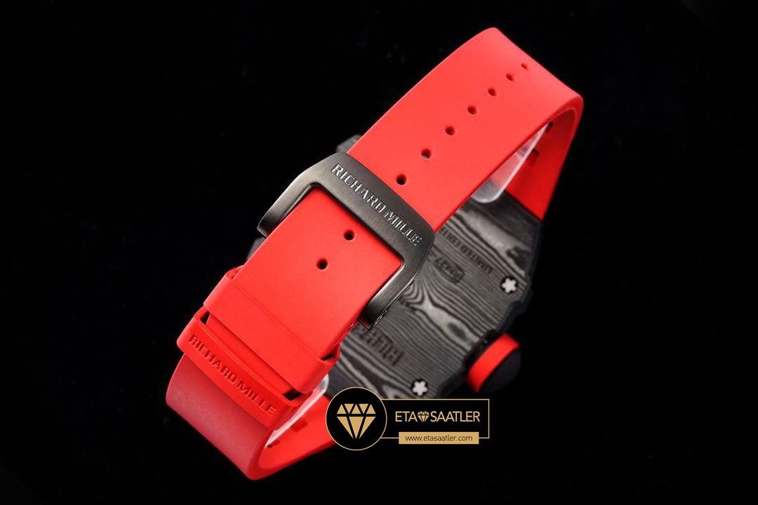 Richard Mille Tourbillon RM027-03 Rafael Nadal Kırmızı Kauçuk ETA (6) Richard Mille Tourbillon RM027-03 Rafael Nadal Kırmızı Kauçuk ETA