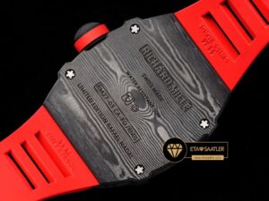 Richard Mille Tourbillon RM027-03 Rafael Nadal Kırmızı Kauçuk ETA