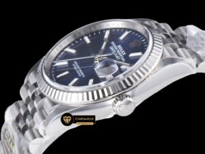 Rolex Datejust 3235 Mavi Kadran Clean Factory 36mm jubile ETA