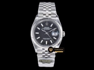 Rolex Datejust Clean Factory 3235 Siyah Kadran 36mm jubile ETA