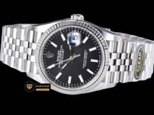 Rolex Datejust Clean Factory 3235 Siyah Kadran 36mm jubile ETA