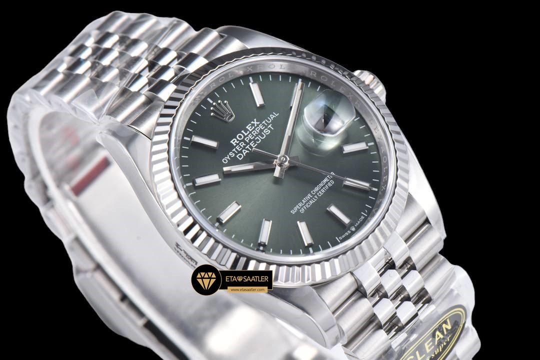 Rolex Datejust Clean Factory 3235 Yeşil Kadran 36mm jubile ETA (4) Rolex Datejust Clean Factory 3235 Yeşil Kadran 36mm jubile ETA