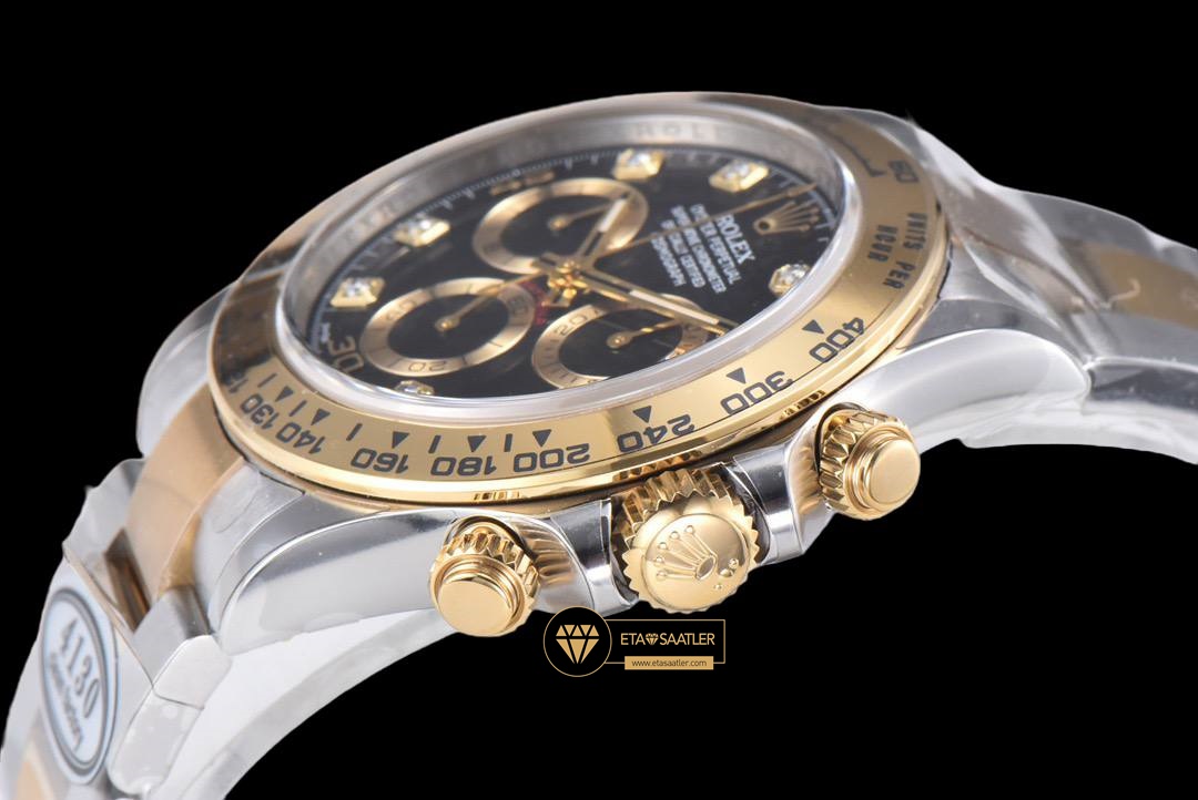 Rolex Daytona 116503LN Two Tone Case Black Dial 4130 Super Plus Clone ETA (4) Rolex Daytona 116503LN Two Tone Case Black Dial 4130 Super Plus Clone ETA