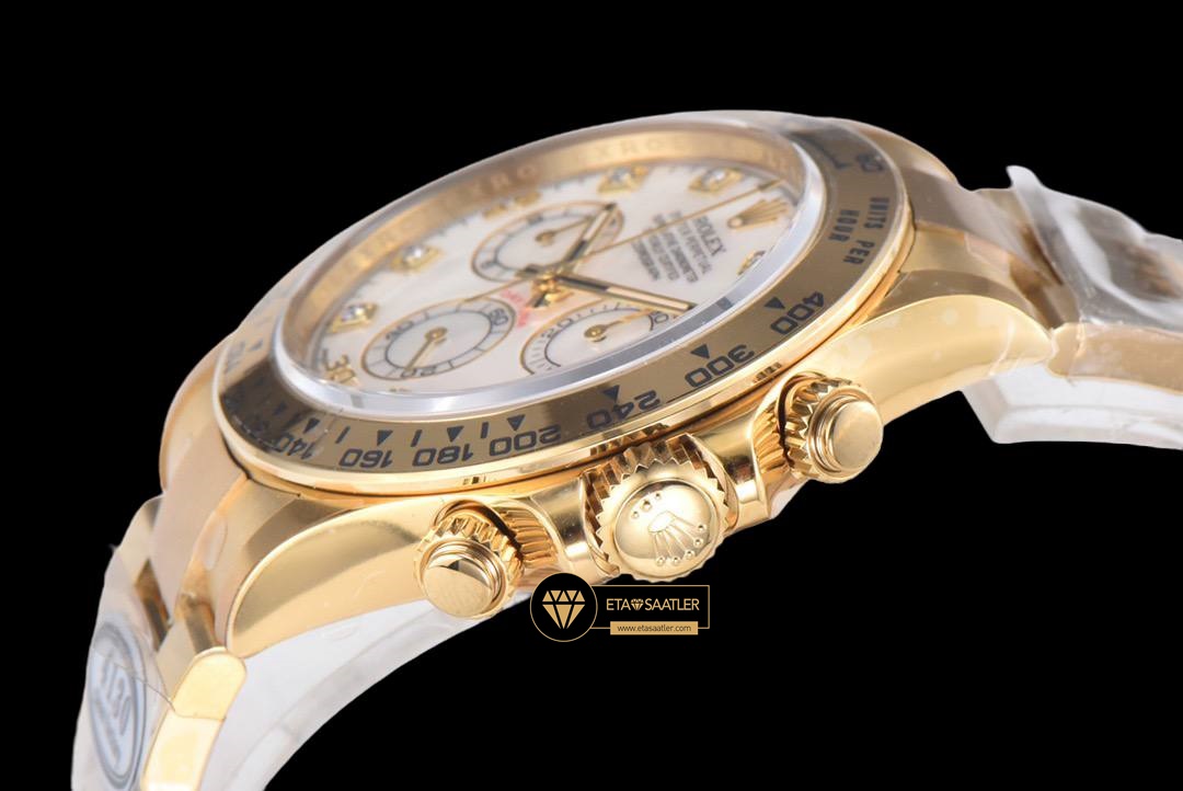 Rolex Daytona Clean 116508 Taşlı Beyaz Kadran 4130 Super Plus Clone ETA (3) Rolex Daytona Clean 116508 Taşlı Beyaz Kadran 4130 Super Plus Clone ETA