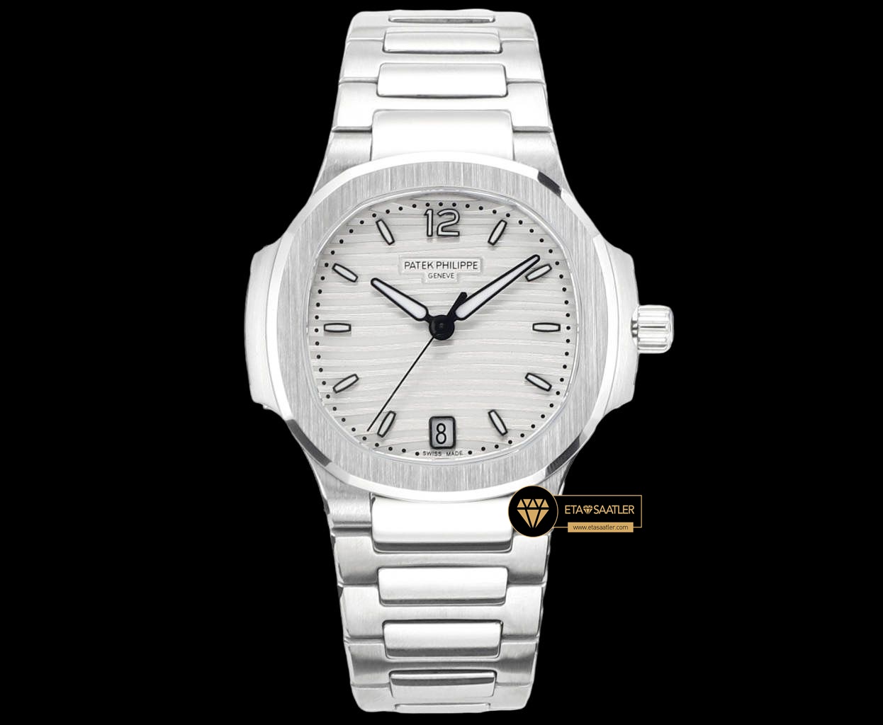 Patek Philippe 7118 Nautilus 35mm Beyaz Kadran 316F Çelik ETA