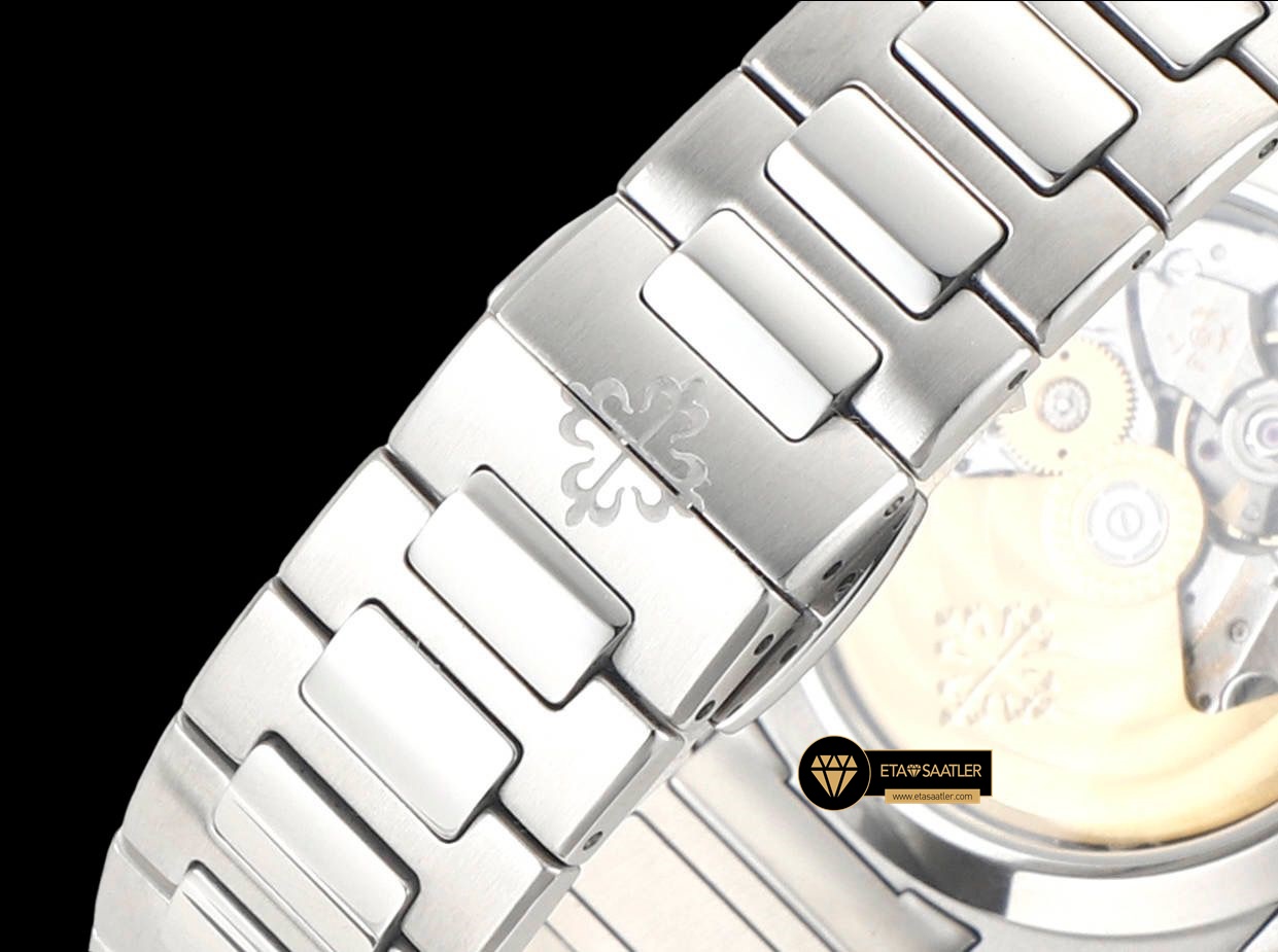 Patek Philippe 7118 Nautilus 35mm Mavi Kadran 316F Çelik ETA (9) Patek Philippe 7118 Nautilus 35mm Mavi Kadran 316F Çelik ETA