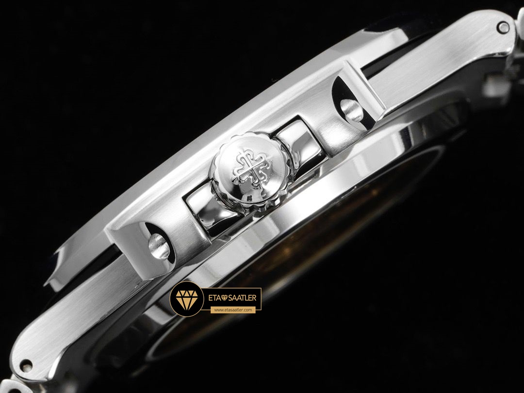 Patek Philippe Nautilus Çelik 40mm Jumbo 5711 Yeşil Taşlı Bezel ETA (8) Patek Philippe Nautilus Çelik 40mm Jumbo 5711 Yeşil Taşlı Bezel ETA