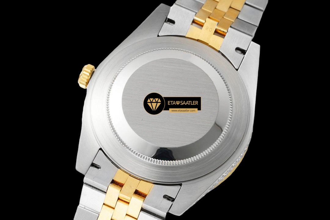 Rolex Datejust 126300 Gökkuşağı Bezel 41mm Taşlı Arap Kadran 3235 ETA (7) Rolex Datejust 126300 Gökkuşağı Bezel 41mm Taşlı Arap Kadran 3235 ETA