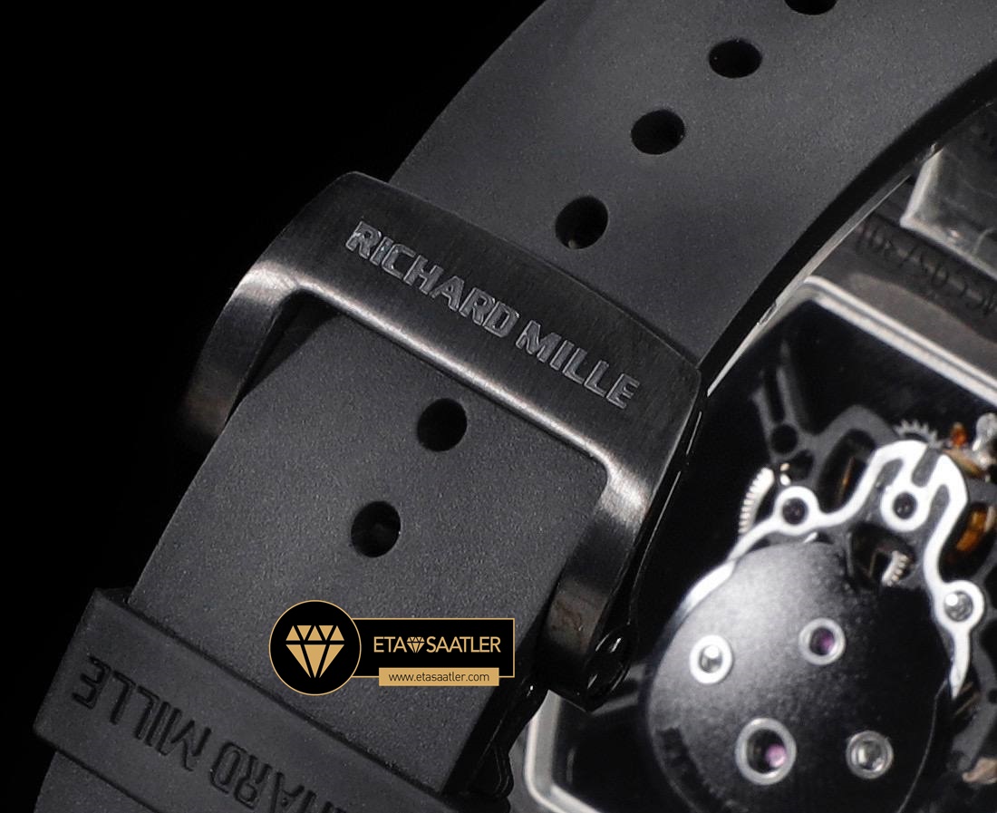 Richard Mille RM052 Taşlı Kafatası Kadran Siyah Carbon Çerçeve YSF Tourbillon V2 ETA (8) Richard Mille RM052 Taşlı Kafatası Kadran Siyah Carbon Çerçeve YSF Tourbillon V2 ETA