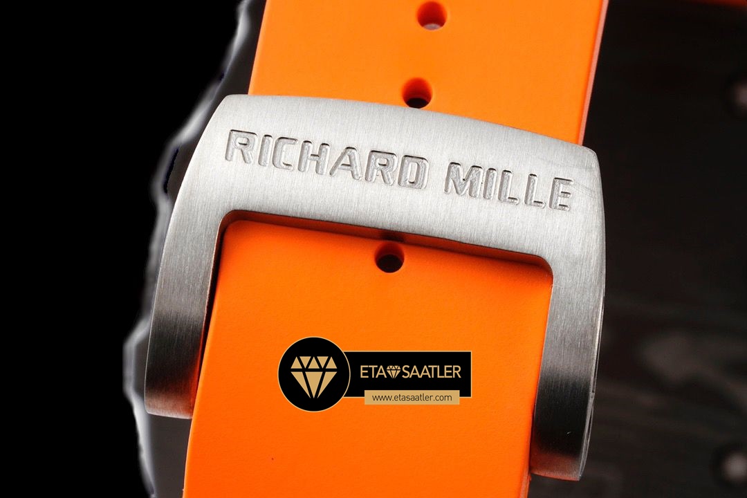 Richard Mille RM35-01 İskelet Kadran NTPT Carbon Kasa Turuncu Kauçuk Kordon SONIC V2 ETA (8) Richard Mille RM35-01 İskelet Kadran NTPT Carbon Kasa Turuncu Kauçuk Kordon SONIC V2 ETA
