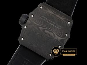 Richard Mille RM35-01 NTPT Carbon Kasa Örme Deri Kordon İskelet Kadran SONIC V2 ETA