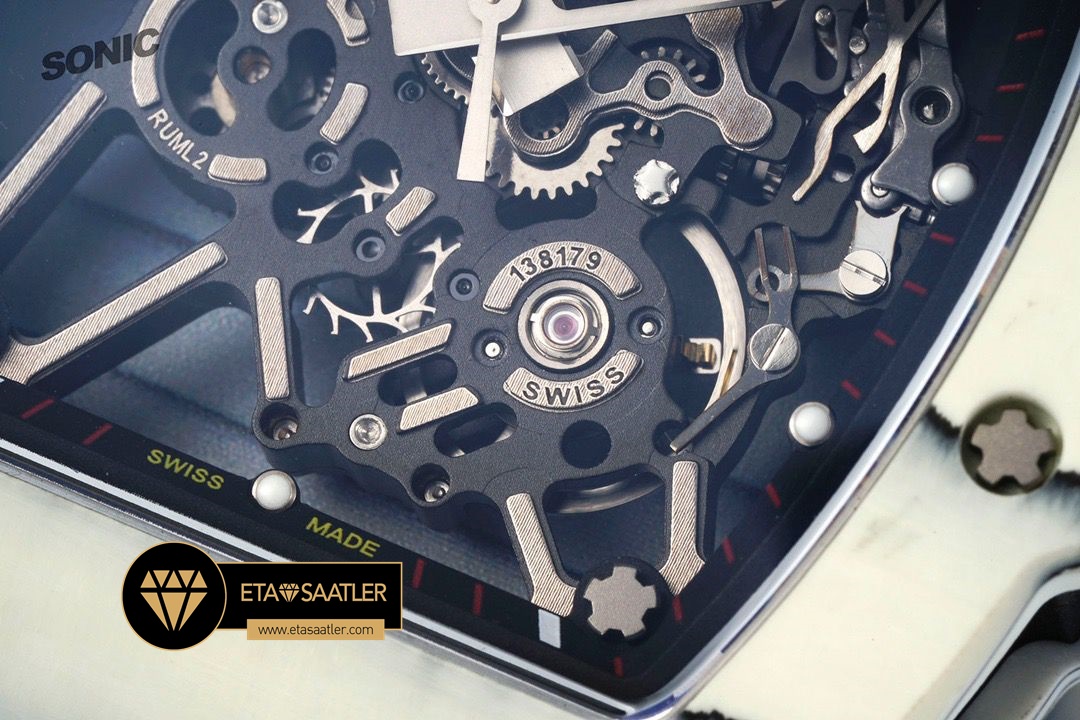 Richard Mille RM35-01 RAFA İskelet Kadran NTPT Carbon Kasa Kauçuk Kordon SONIC V2 ETA (3) Richard Mille RM35-01 RAFA İskelet Kadran NTPT Carbon Kasa Kauçuk Kordon SONIC V2 ETA