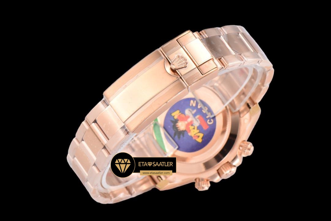Rolex Daytona 116505 Cosmograph 904L Rose Çelik Clean 4130 V2 ETA (6) Rolex Daytona 116505 Cosmograph 904L Rose Çelik Clean 4130 V2 ETA