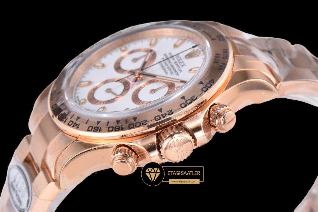 Rolex Daytona 116508 Chronograph 904L Rose Çelik Clean 4130 V2 ETA (2) Rolex Daytona 116508 Chronograph 904L Rose Çelik Clean 4130 V2 ETA