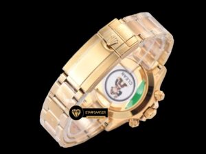 Rolex Daytona 116508 Kronograf Altın Kadran 904L Çelik Clean 4130 V2 ETA