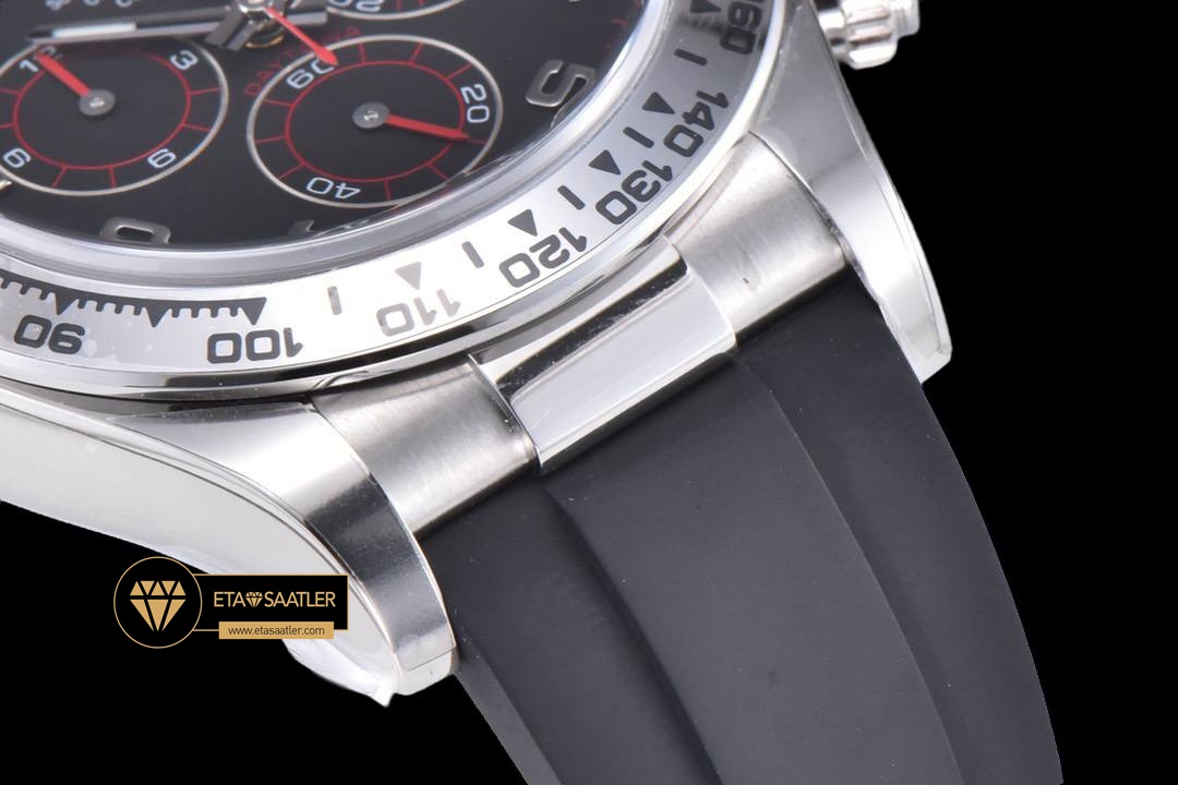 Rolex Daytona 116509 Cosmograph Siyah Kadran 904L Çelik Clean 4130 V2 ETA (5) Rolex Daytona 116509 Cosmograph Siyah Kadran 904L Çelik Clean 4130 V2 ETA