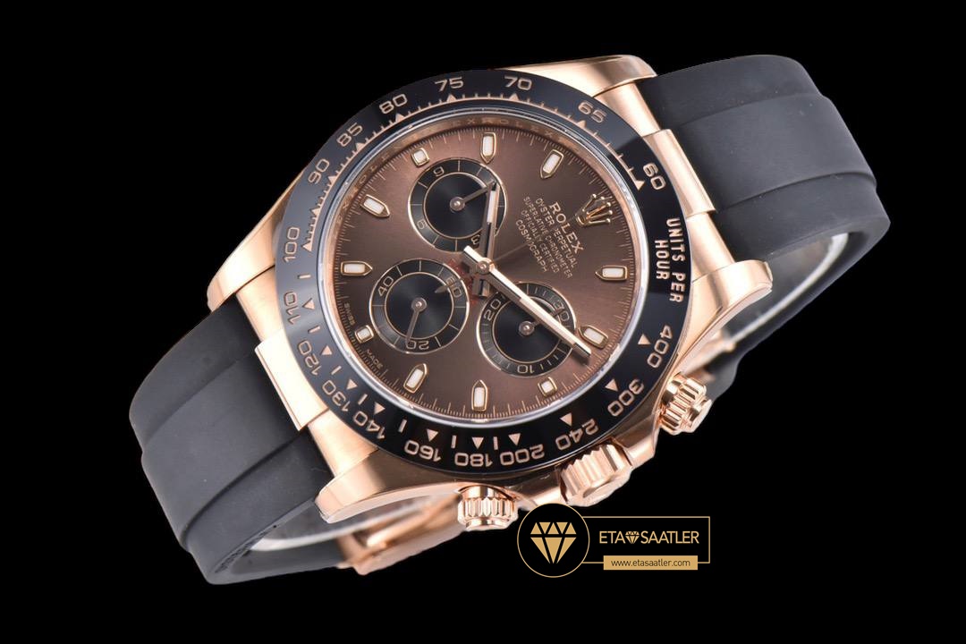 Rolex Daytona 116515 Oysterflex Chocolate Kadran Clean 4130 V2 ETA (3) Rolex Daytona 116515 Oysterflex Chocolate Kadran Clean 4130 V2 ETA