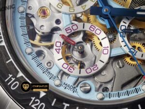 Rolex Daytona Juan Pablo Montoya Sonic Karbon Bezel İskelet Kadran Super Clone ETA