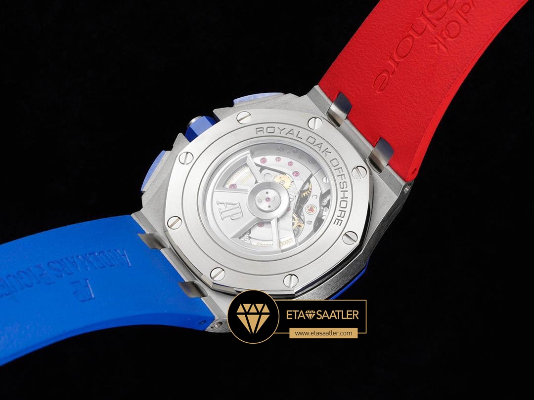 Audemars Piguet 26400 Royal Oak Offshore Blue-Red 44mm Super Clone ETA (8) Audemars Piguet 26400 Royal Oak Offshore Blue-Red 44mm Super Clone ETA