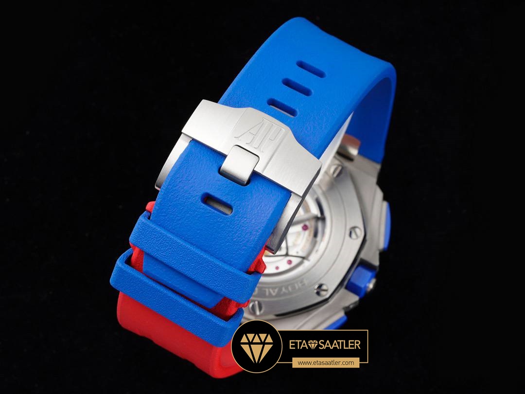 Audemars Piguet 26400 Royal Oak Offshore Blue-Red 44mm Super Clone ETA (9) Audemars Piguet 26400 Royal Oak Offshore Blue-Red 44mm Super Clone ETA