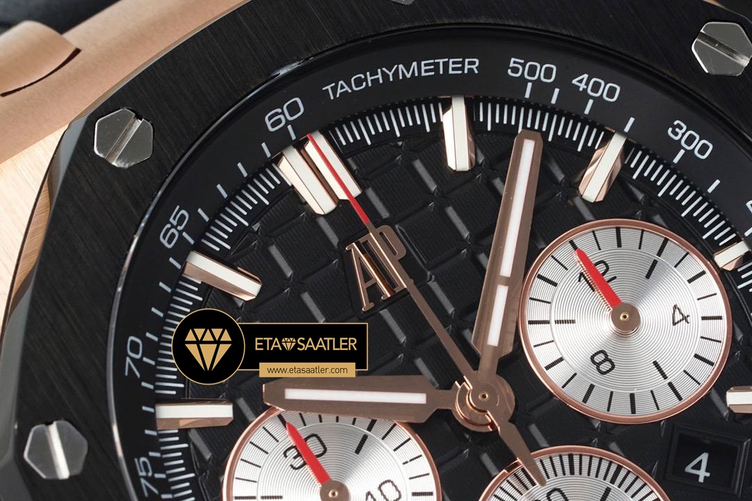 Audemars Piguet 26420 Royal Oak Offshore 44mm Rose Kasa Super Clone ETA (4) Audemars Piguet 26420 Royal Oak Offshore 44mm Rose Kasa Super Clone ETA