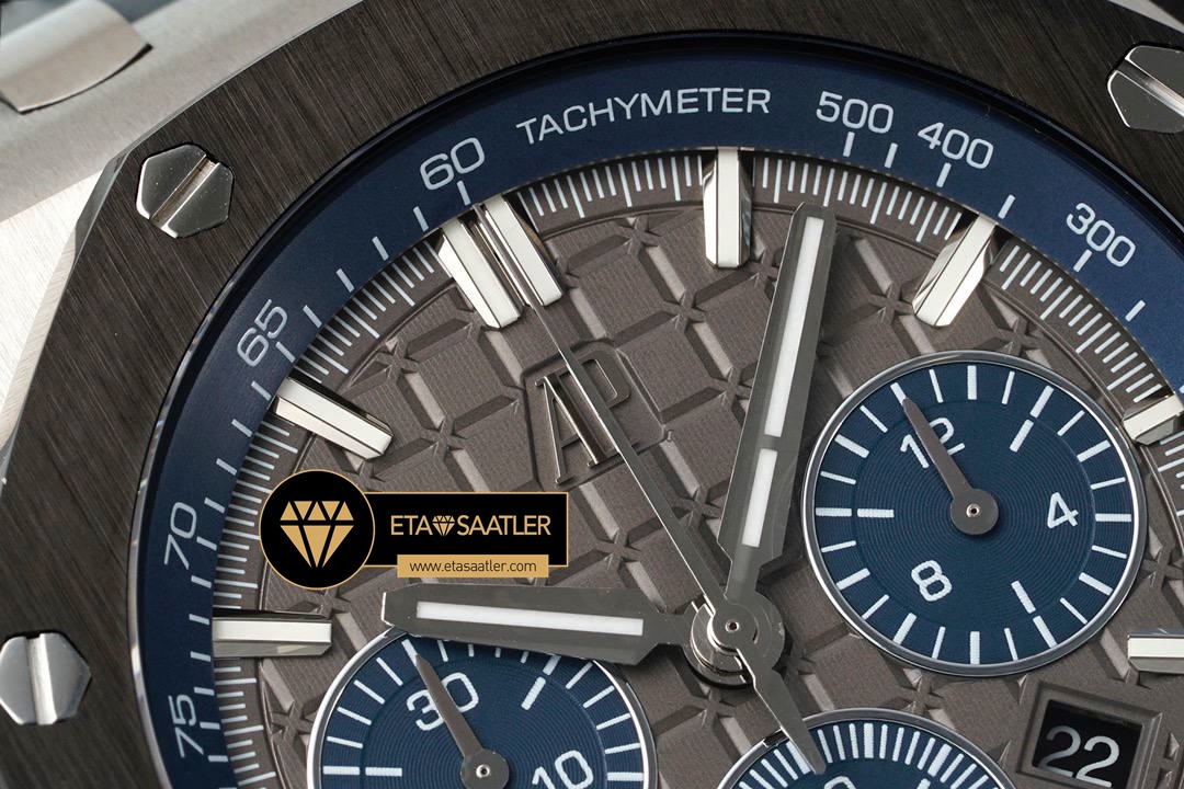Audemars Piguet 26420 Royal Oak Offshore Gri Kadran 44mm Super Clone ETA (4) Audemars Piguet 26420 Royal Oak Offshore Gri Kadran 44mm Super Clone ETA