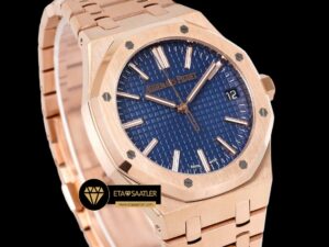 Audemars Piguet Royal Oak 15510OR Mavi Kadran Rose Super Clone ETA