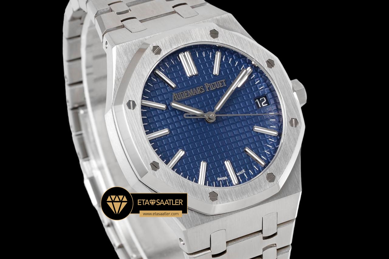 Audemars Piguet Royal Oak 15510ST Mavi Kadran Super Clone ETA (3) Audemars Piguet Royal Oak 15510ST Mavi Kadran Super Clone ETA
