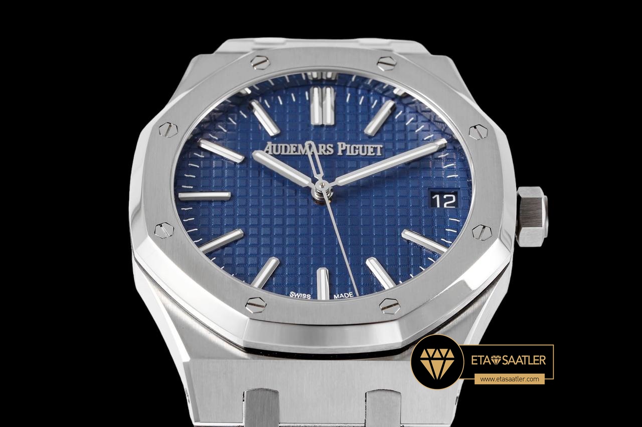 Audemars Piguet Royal Oak 15510ST Mavi Kadran Super Clone ETA (4) Audemars Piguet Royal Oak 15510ST Mavi Kadran Super Clone ETA
