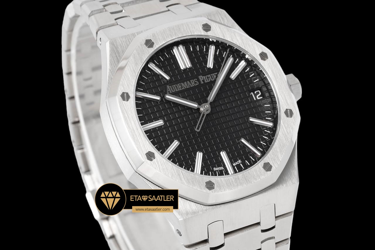 Audemars Piguet Royal Oak 15510ST Siyah Kadran Super Clone ETA (2) Audemars Piguet Royal Oak 15510ST Siyah Kadran Super Clone ETA