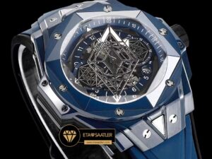 Hublot Big Bang Sang Blue II HUB1240 İskelet Kadran Super Clone ETA