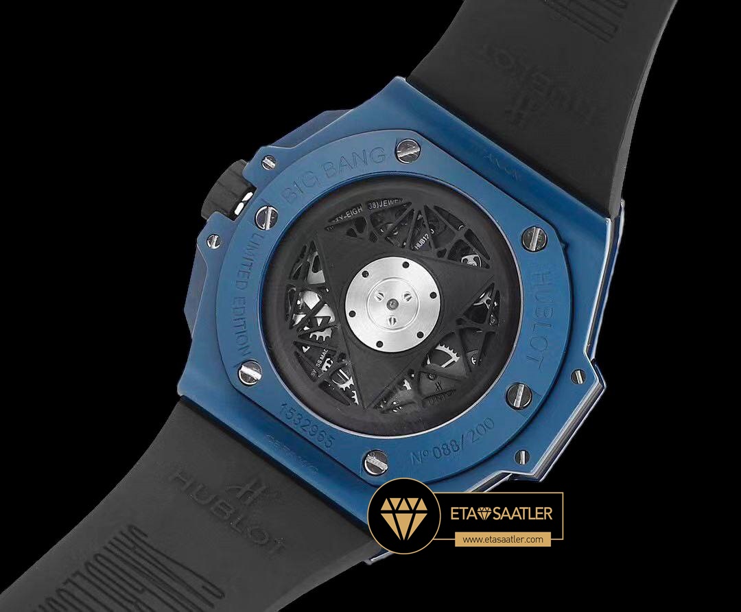 Hublot Big Bang Sang Blue II HUB1240 İskelet Kadran Super Clone ETA (5) Hublot Big Bang Sang Blue II HUB1240 İskelet Kadran Super Clone ETA