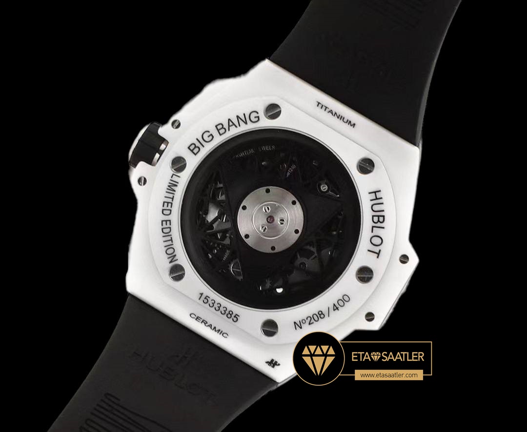 Hublot Big Bang Sang White II HUB1240 İskelet Kadran Super Clone ETA (7) Hublot Big Bang Sang White II HUB1240 İskelet Kadran Super Clone ETA